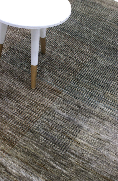 Tappeto Moderno in lana, fatto a mano, design geometrico 197x146cm