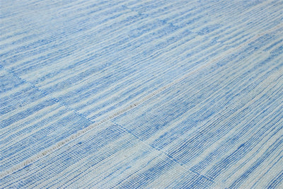 Tappeto Kilim moderno in lana multicolore 392x297cm - CarpetLiving