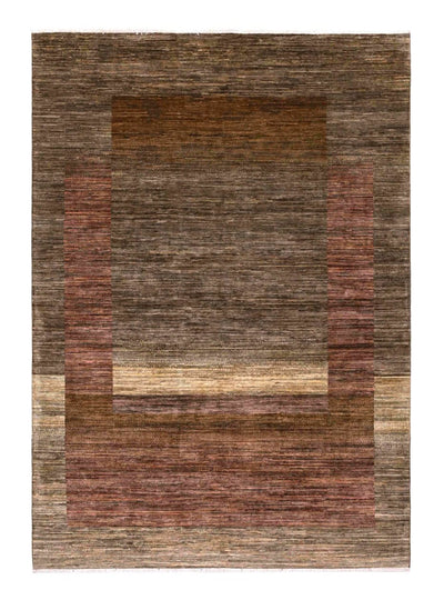 Handmade Modern Wool Rug, Geometric Design, 248x173cm