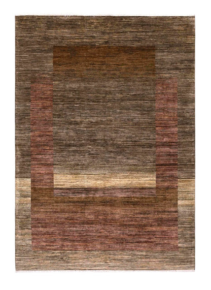 Handmade Modern Wool Rug, Geometric Design, 248x173cm