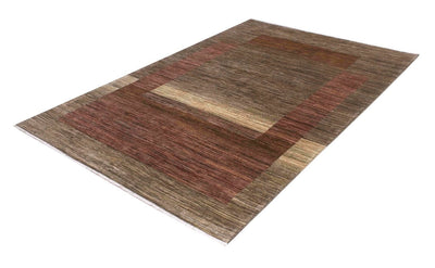 Handmade Modern Wool Rug, Geometric Design, 248x173cm