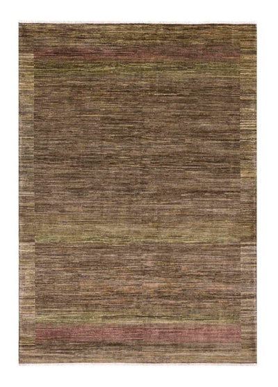 Handmade Modern Wool Rug, Geometric Design, 246x174cm