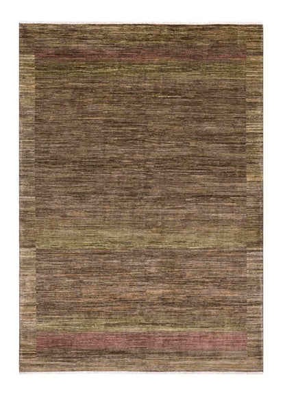Handmade Modern Wool Rug, Geometric Design, 246x174cm