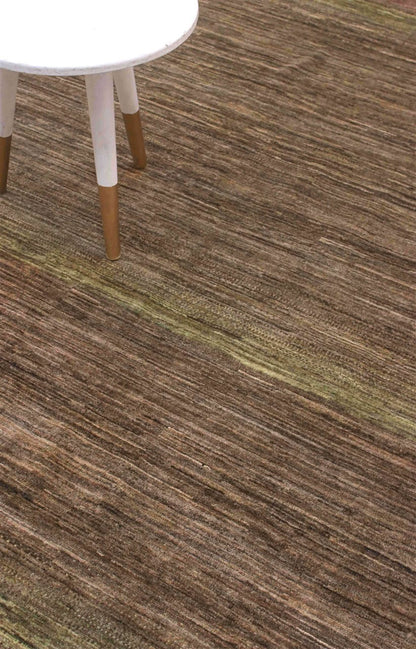 Handmade Modern Wool Rug, Geometric Design, 246x174cm