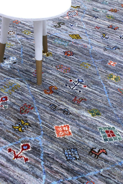 Handmade Tribal Berber Style Rug, 202x154cm