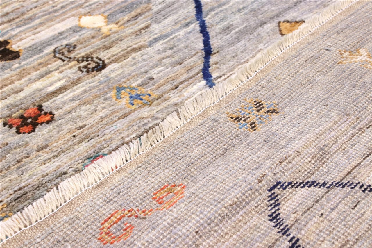 Tappeto stile berbero tribale, fatto a mano 197x149cm