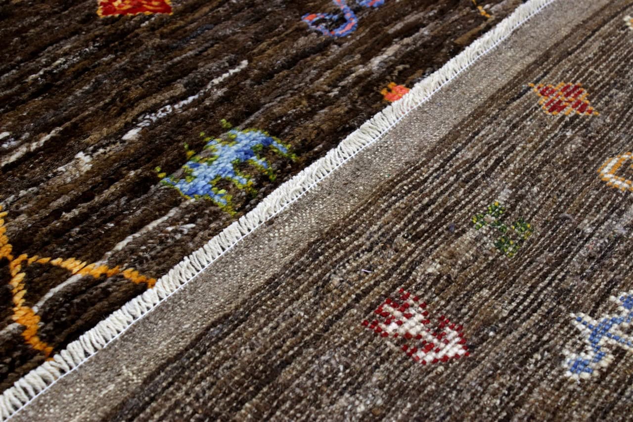 Tappeto stile berbero tribale, fatto a mano 227x156cm