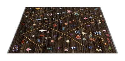 Handmade Tribal Berber Style Rug, 202x153cm