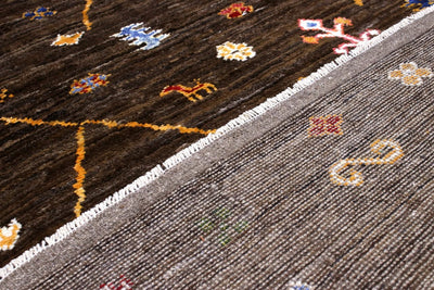 Handmade Tribal Berber Style Rug, 202x156cm