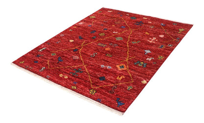 Tappeto stile berbero tribale, fatto a mano 195x162cm