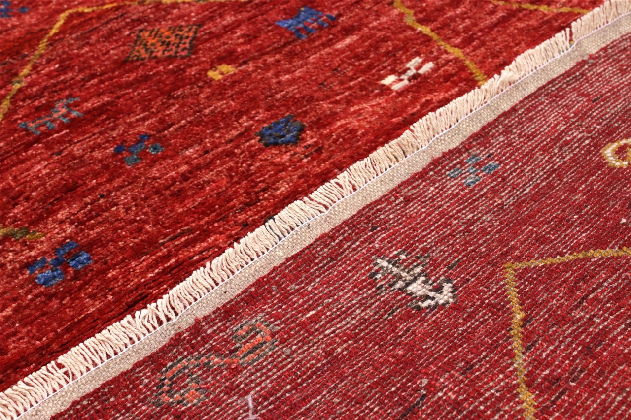 Tappeto stile berbero tribale, fatto a mano 195x162cm