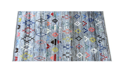 Handmade Tribal Berber Style Rug, 197x154cm