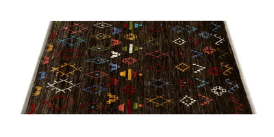 Handmade Tribal Berber Style Rug, 202x148cm