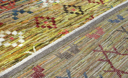 Tappeto stile berbero tribale, fatto a mano 199x153cm