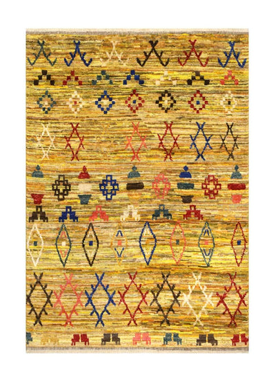Handmade Tribal Berber Style Rug, 192x139cm