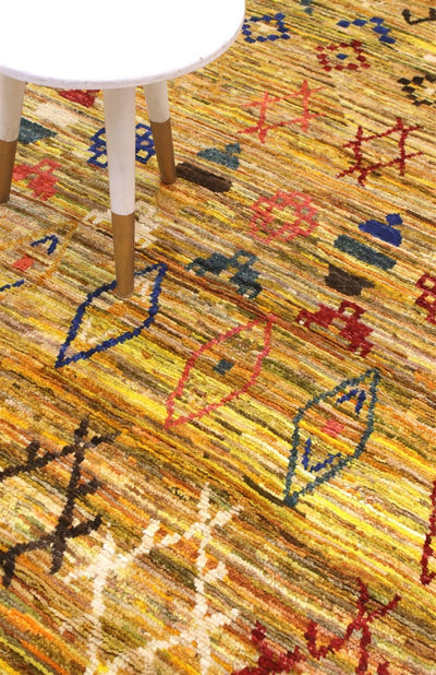 Handmade Tribal Berber Style Rug, 192x139cm