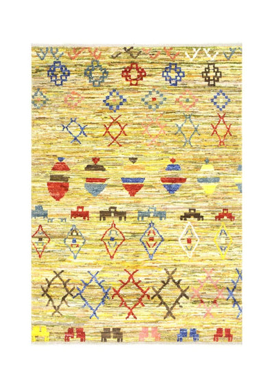 Handmade Tribal Berber Style Rug, 200x145cm