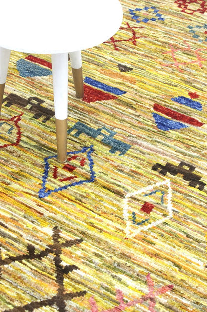 Handmade Tribal Berber Style Rug, 200x145cm