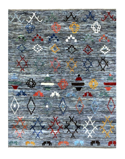 Handmade Tribal Berber Style Rug, 196x157cm