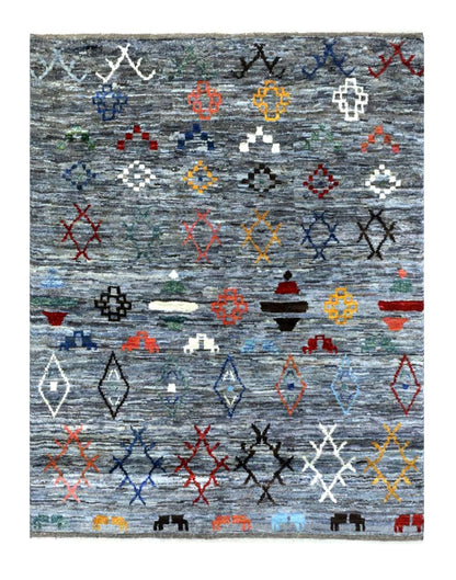 Handmade Tribal Berber Style Rug, 196x157cm