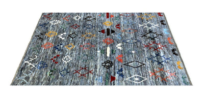 Handmade Tribal Berber Style Rug, 196x157cm
