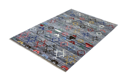 Handmade Tribal Berber Style Rug, 240x176cm
