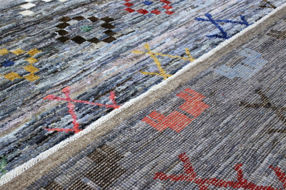 Handmade Tribal Berber Style Rug, 240x176cm