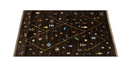 Handmade Tribal Berber Style Rug, 235x174cm