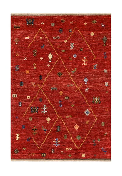 Handmade Tribal Berber Style Rug, 235x170cm