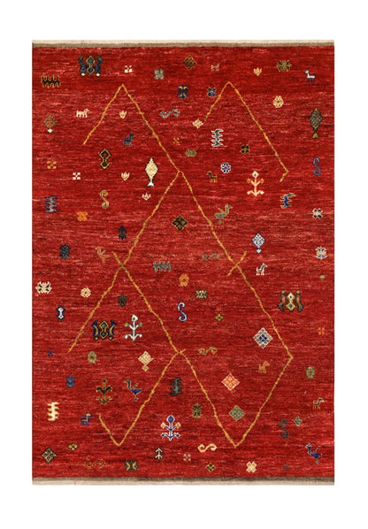 Handmade Tribal Berber Style Rug, 235x170cm