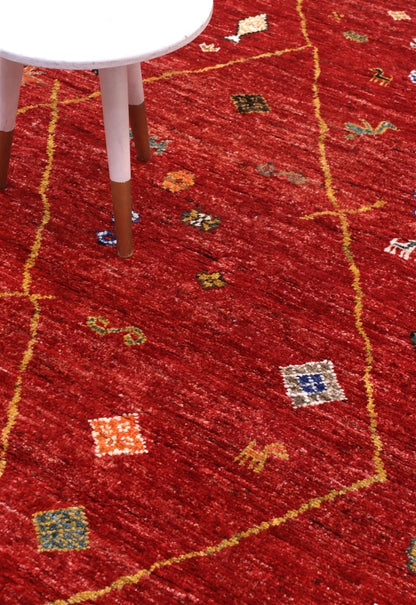 Handmade Tribal Berber Style Rug, 235x170cm