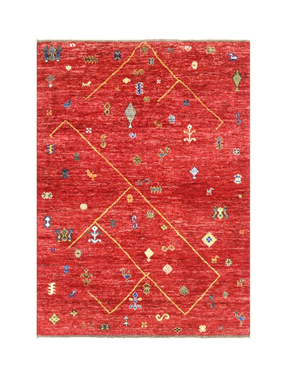 Tappeto stile berbero tribale, fatto a mano 228x170cm