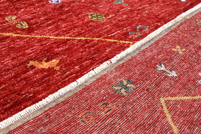 Tappeto stile berbero tribale, fatto a mano 228x170cm