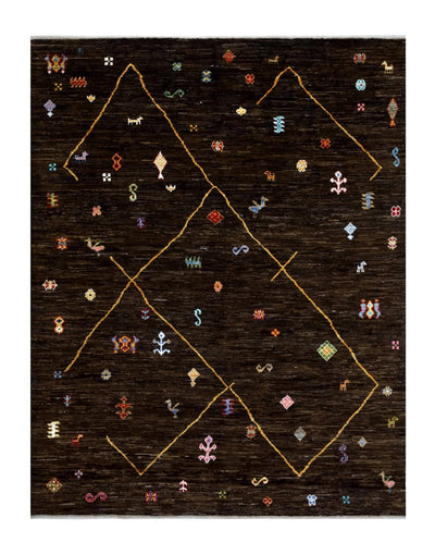 Handmade Tribal Berber Style Rug, 301x234cm