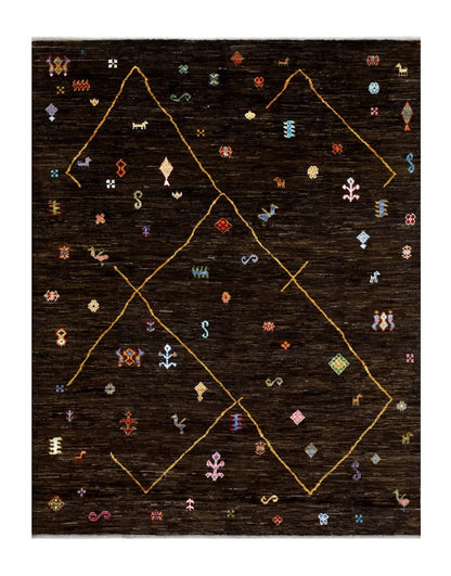 Handmade Tribal Berber Style Rug, 301x234cm