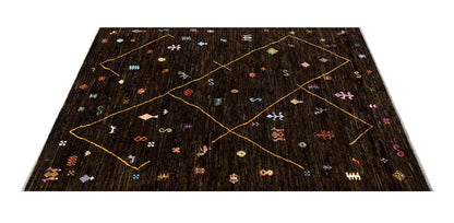 Handmade Tribal Berber Style Rug, 301x234cm