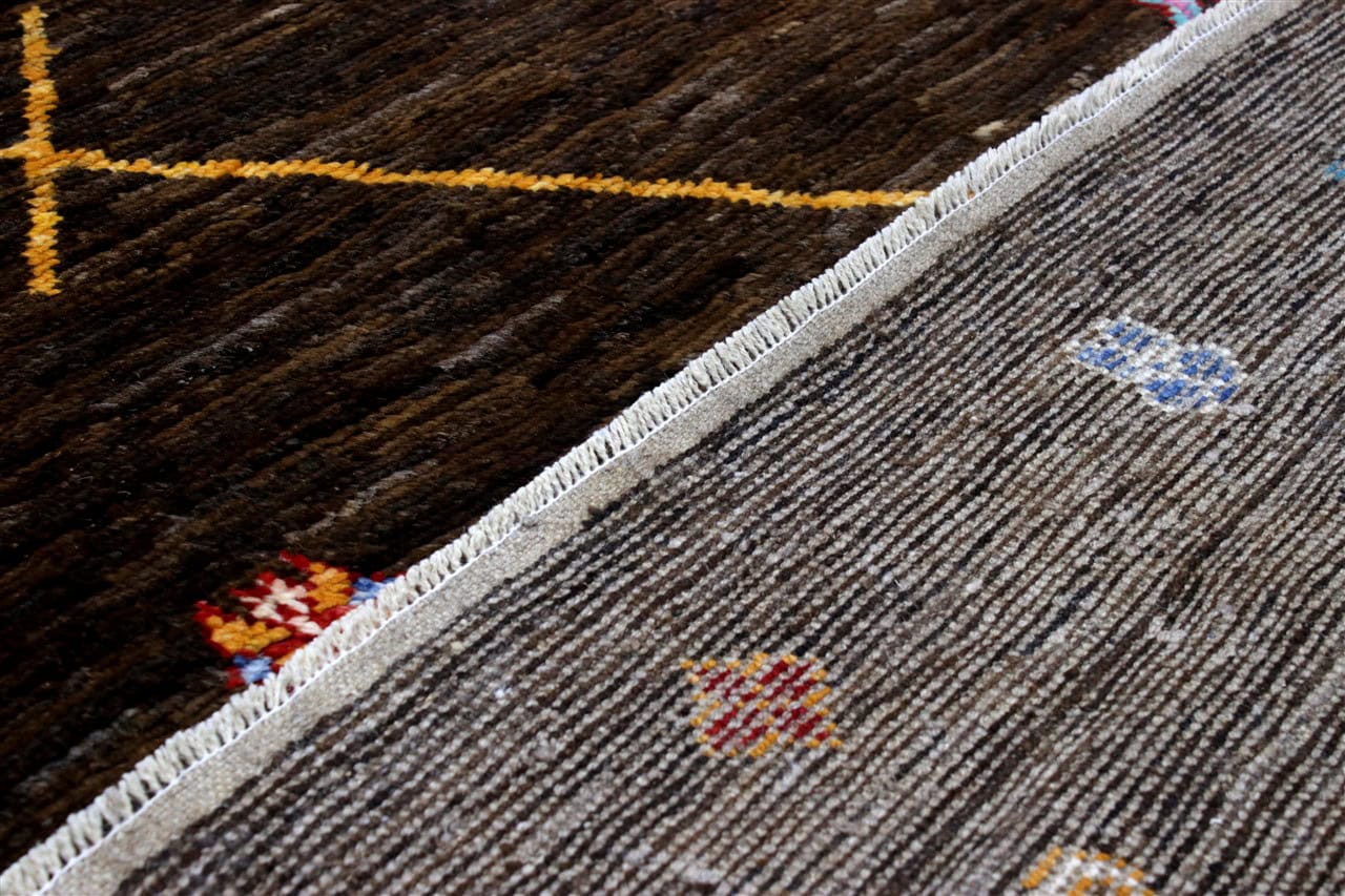 Handmade Tribal Berber Style Rug, 301x234cm