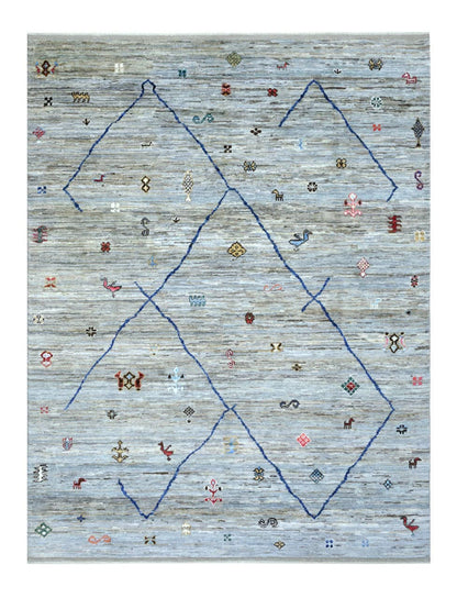 Handmade Tribal Berber Style Rug, 302x230cm