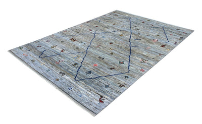 Tappeto stile berbero tribale, fatto a mano 302x230cm