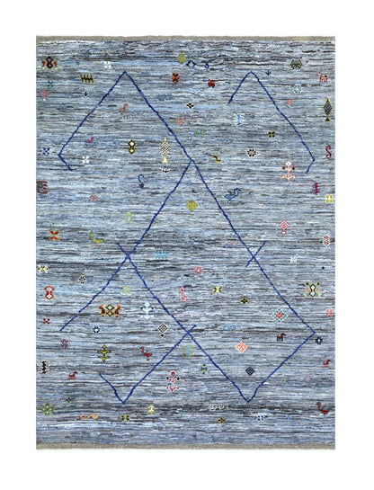 Handmade Tribal Berber Style Rug, 303x232cm