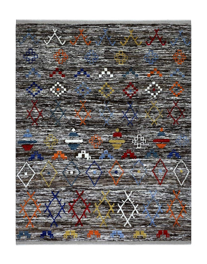 Handmade Tribal Berber Style Rug, 299x240cm
