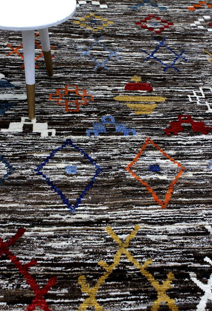 Handmade Tribal Berber Style Rug, 299x240cm