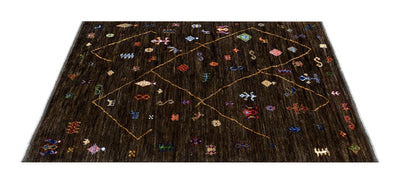 Handmade Tribal Berber Style Rug, 205x154cm