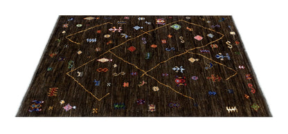 Handmade Tribal Berber Style Rug, 205x154cm