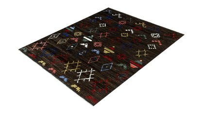 Tappeto stile berbero tribale, fatto a mano 203x160cm