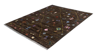 Handmade Tribal Berber Style Rug, 203x156cm