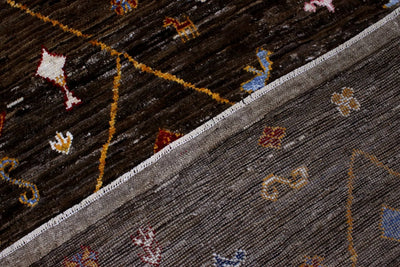 Handmade Tribal Berber Style Rug, 206x153cm