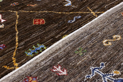 Handmade Tribal Berber Style Rug, 203x154cm
