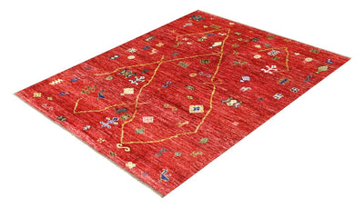 Handmade Tribal Berber Style Rug, 202x155cm