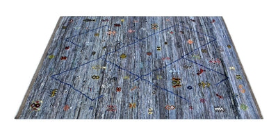 Handmade Tribal Berber Style Rug, 247x179cm